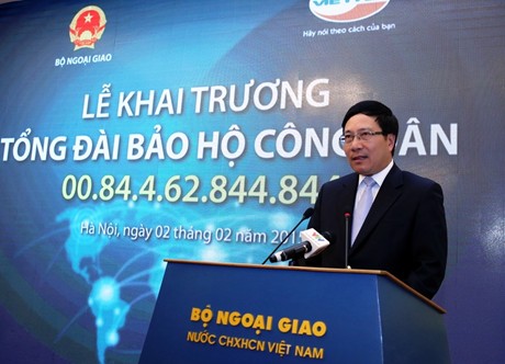 Tổng đài hỗ trợ công tác bảo hộ công dân Việt Nam ở nước ngoài