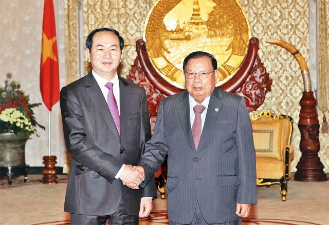 Chủ tịch nước Trần Đại Quang thăm chính thức CHDCND Lào.